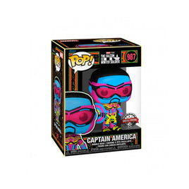Funko POP! F&WS - Captain America (Blacklight) (Exc)