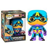 Funko POP! Marvel Captain America Black Light Exclusive