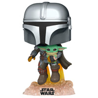 Funko Pop! Star Wars The Mandalorian Mando Flying with Jet Pack