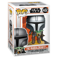 Funko Pop! Star Wars The Mandalorian Mando Flying with Jet Pack