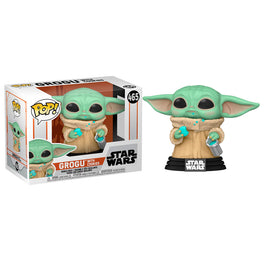 Funko Pop! Star Wars Mandalorian Grogu The Child with Cookie