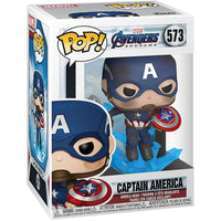 Funko POP! Marvel Vengadores Endgame Capitan America with Broken Shield & Mjolnir