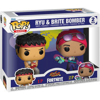 Funko POP! Fortnite Street Fighter Ryu & Brite Bomber Pack de 2