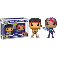 Funko POP! Fortnite Street Fighter Ryu & Brite Bomber Pack de 2