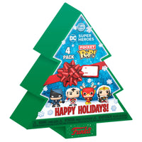 Funko POP! Pack 4 figuras Pocket POP DC Comics Happy Holidays