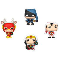 Funko POP! Pack 4 figuras Pocket POP DC Comics Happy Holidays