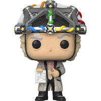 Set Funko POP! & Tee Regreso al Futuro Doc With Helmet