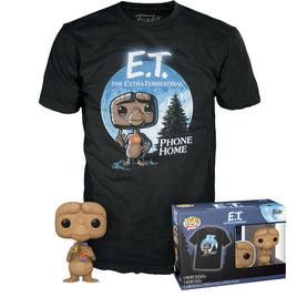 Set figura Funko POP! & Tee E.T El Extraterrestre