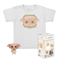 Funko Pocket Pop! & Tee NIÑO Harry Potter Dobby Exclusive TALLA NIÑO