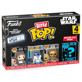 Funko Bitty POP! Blister 4 figuras Star Wars Leia