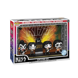 Funko POP! Kiss Pack de 4 Moments DLX - Alive II 1978 Tour 9 cm
