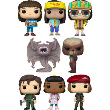 Funko POP! Stranger Things 4 Nueva colección completa Pack de 8