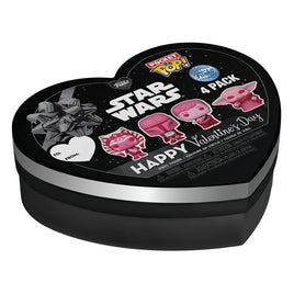 Star Wars Valentines Pack de 4 Funko Pocket POP! Vinyl 4 cm
