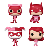 DC Comics Valentines Pack de 4 Funko Pocket POP! Vinyl 4 cm