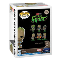 Funko POP! Marvel I am Groot - Groot with Grunds